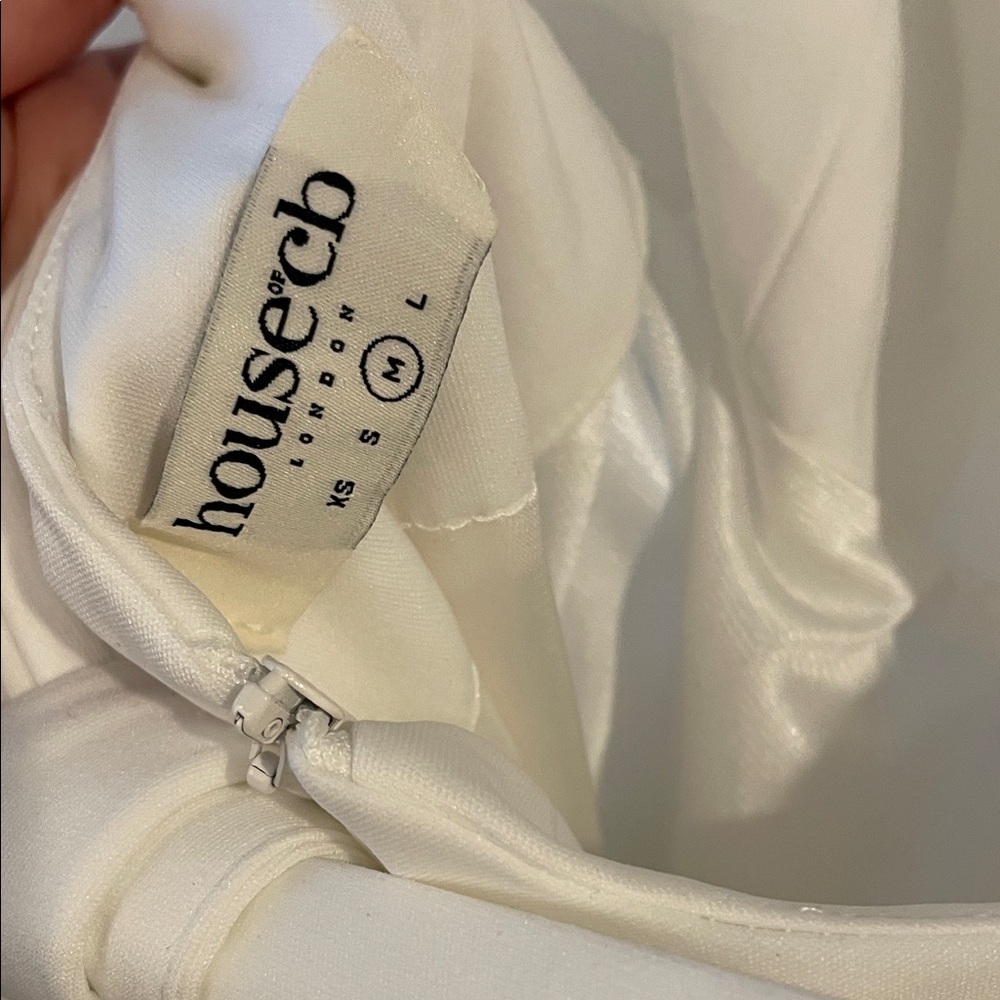 Florianne Ivory Cotton Bow Mini Dress - Picture 5 of 5